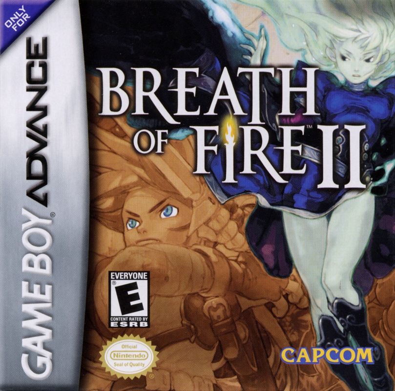 Breath Of Fire II box art for GameBoy Advance